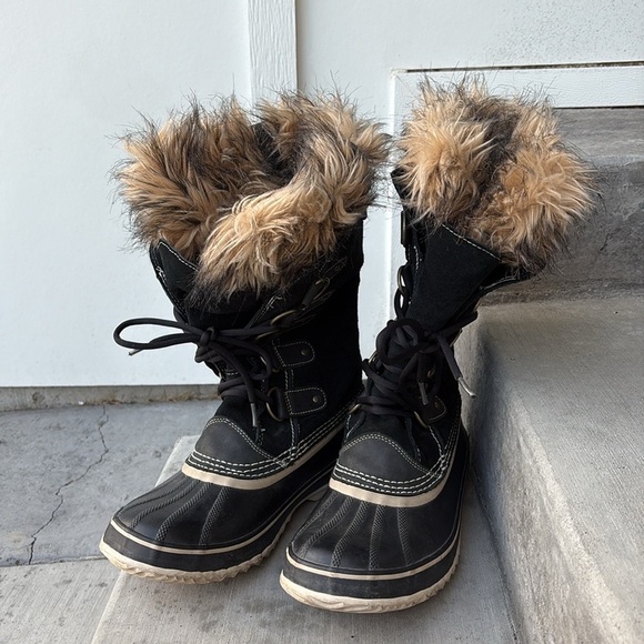 Sorel Joan of Arctic Winter Snow Boots NL1540-010 Waterproof Size 11 - Picture 5 of 9